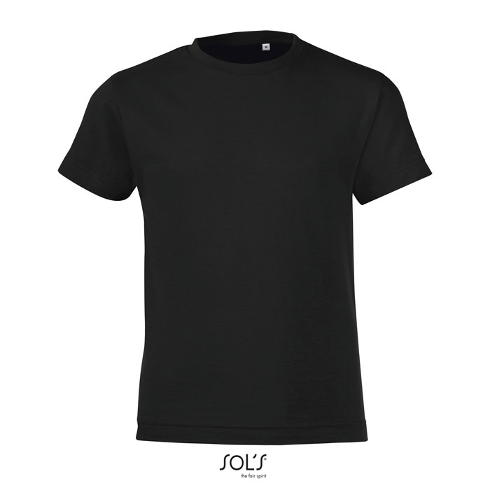 T-shirt enfant personnalisé coton 150g - REGENT FIT noir profond